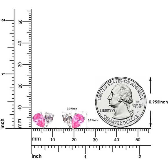 Toi et Moi Pink Sapphire and Diamond Earrings - Picture 5 of 6